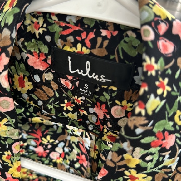 Lulus Floral Blazer (Lightweight + Comfy), Like New, Small - Picture 2 of 6